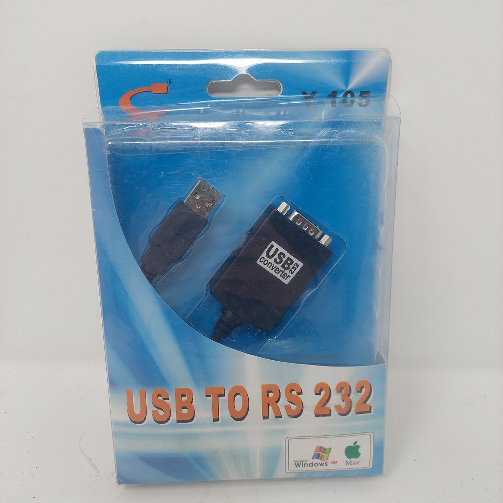 Belkin USB to RS-232 Serial Portable Adapter Male DB9 Cable Hex Nut 9 Pin Cord